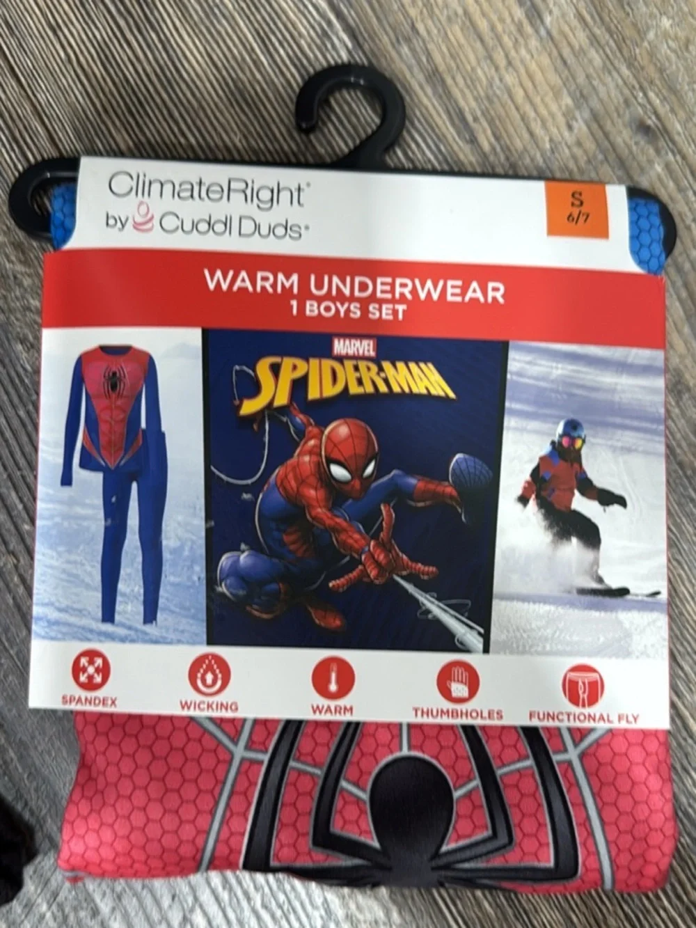 Athletic Works Kids' Thermal Underwear Set - Black
